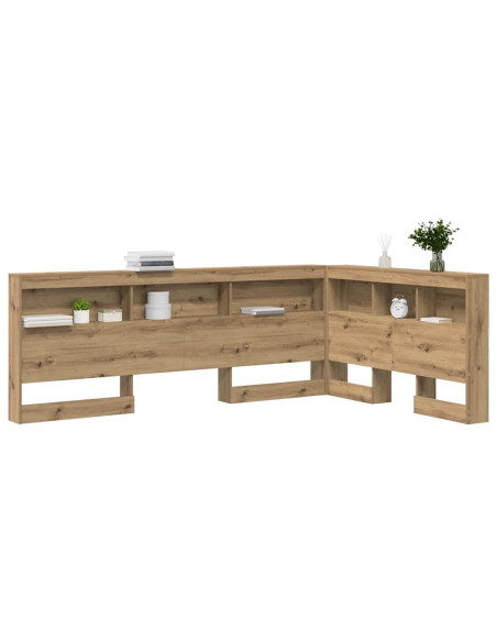 Testata contenitore Rovere artigianale 120 cm Legno multistrato