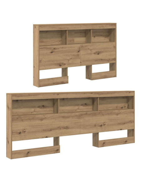 Testata contenitore Rovere artigianale 120 cm Legno multistrato