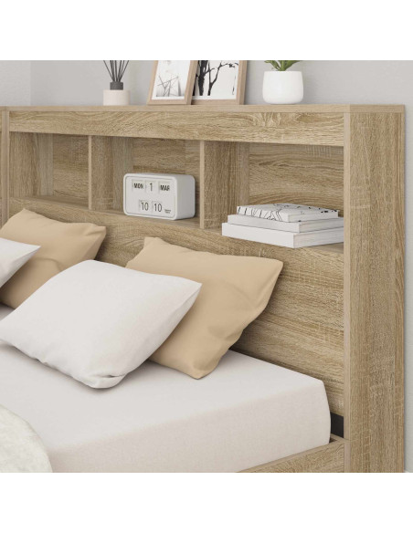 Testata contenitore Rovere Sonoma 160 cm Legno multistrato