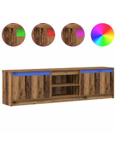 Unità TV 2 pcs Marrone 180 x 34 x 50 cm Legno multistrato