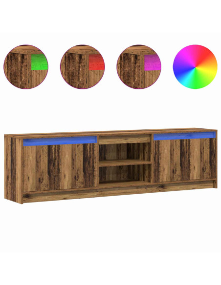 Unità TV 2 pcs Marrone 180 x 34 x 50 cm Legno multistrato