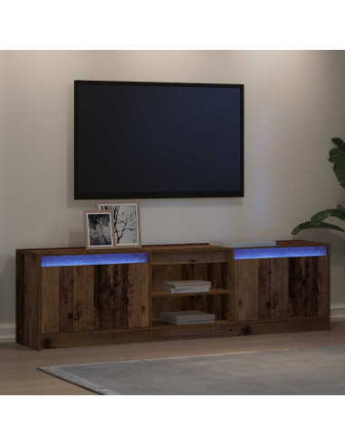 Unità TV 2 pcs Marrone 180 x 34 x 50 cm Legno multistrato