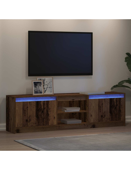 Unità TV 2 pcs Marrone 180 x 34 x 50 cm Legno multistrato