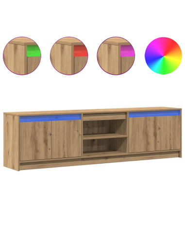 Unità TV 2 pcs Marrone 180 x 34 x 50 cm Legno multistrato