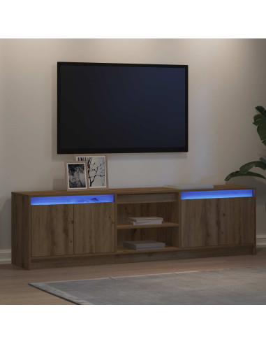 Unità TV 2 pcs Marrone 180 x 34 x 50 cm Legno multistrato