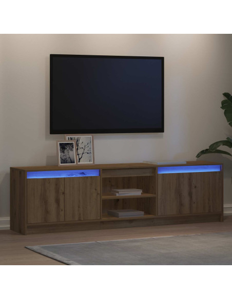 Unità TV 2 pcs Marrone 180 x 34 x 50 cm Legno multistrato