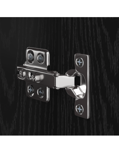Set mobile TV 7 pcs Rovere Nero Legno multistrato
