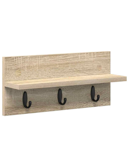 Appendiabiti a muro Rovere Sonoma 40 x 10,5 x 18 cm