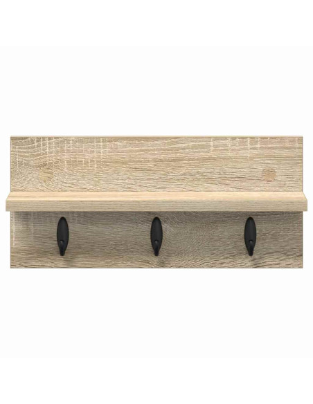 Appendiabiti a muro Rovere Sonoma 40 x 10,5 x 18 cm