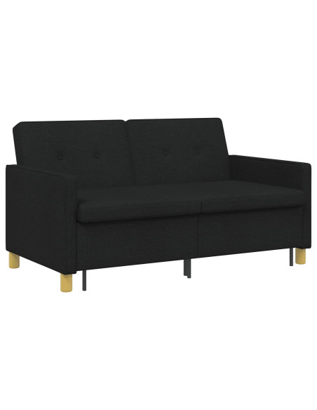 Divano Letto Estraibile Nero Tessuto