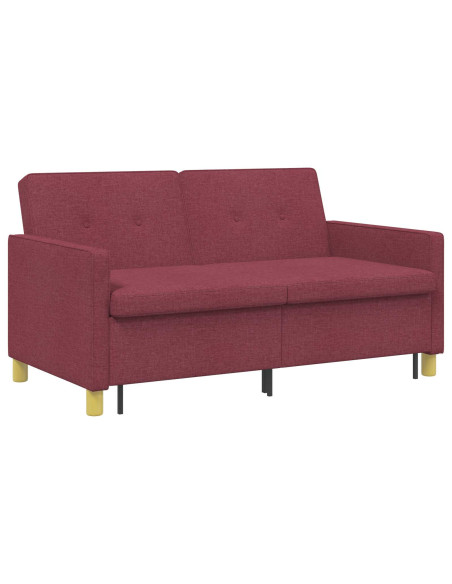 Divano Letto Estraibile Rosso Vino Tessuto