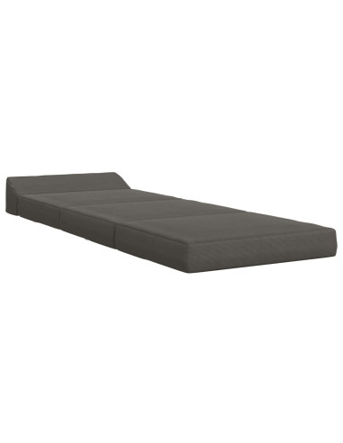 Divano Letto Pieghevole Grigio Scuro 200 x 70 x 10 cm