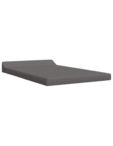 Divano Letto Pieghevole Grigio Chiaro 120 x 60 x 49 cm Tessuto