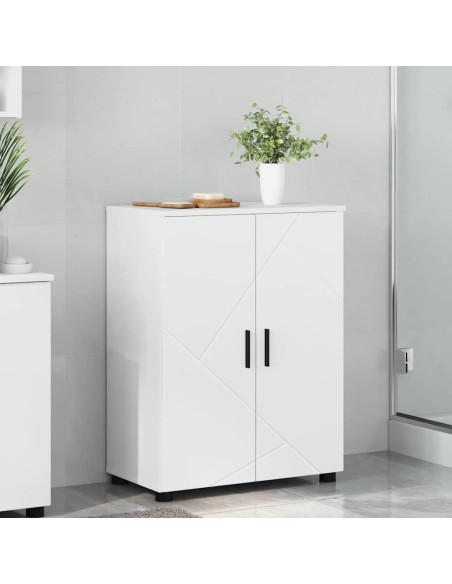 Mobile da Bagno con archiviazione Bianco 60 x 35 x 80 cm