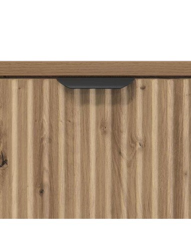 Mobile da Bagno con porta Rovere artigianale 39,5 x 36 x 88 cm