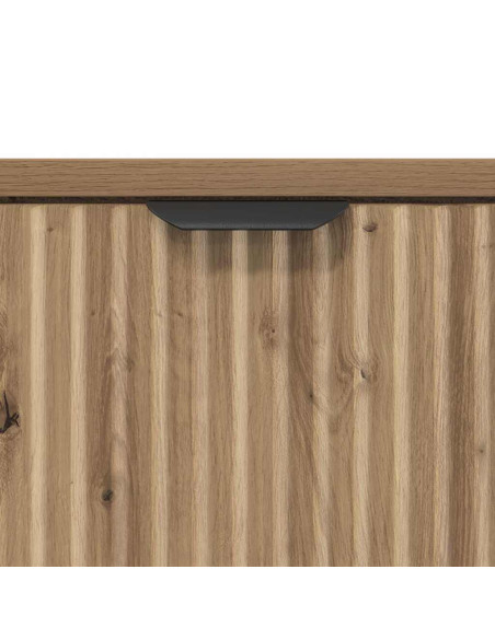 Mobile da Bagno con porta Rovere artigianale 39,5 x 36 x 88 cm