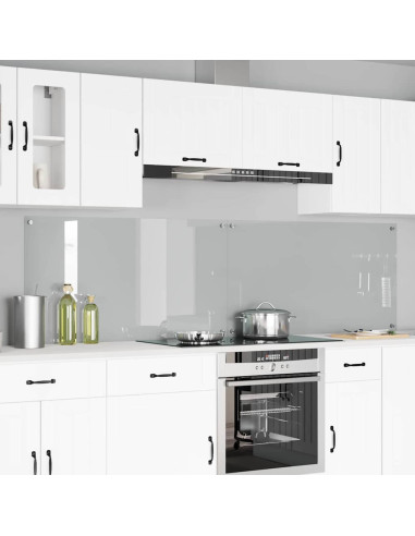 Schienale da cucina 2 pcs Trasparente 110 x 60 cm