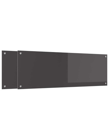 Schienale da cucina 2 pcs Grigio scuro 120 x 40 cm