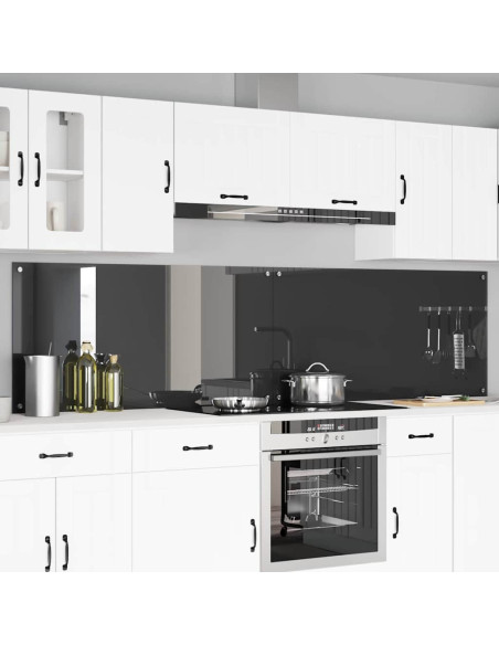 Schienale da cucina 2 pcs Grigio scuro 120 x 60 cm