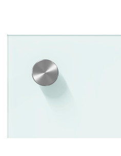 Schienale da cucina 2 pcs Bianco 80 x 40 cm vetro temperato