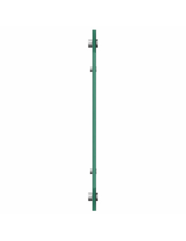 Schienale da cucina 2 pcs Bianco 100 x 40 cm vetro temperato