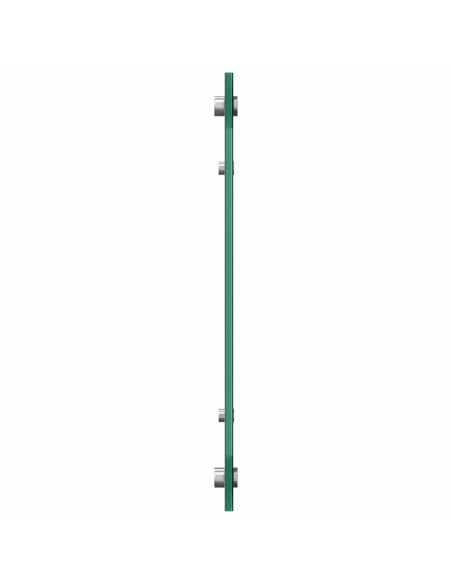Schienale da cucina 2 pcs Bianco 100 x 40 cm vetro temperato