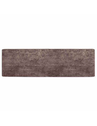 Runner Tappeto MARSA Grigio 150 x 50 cm Poliestere e PVC