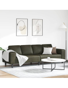Divano per Soggiorno Verde militare 250 x 77 x 76 cm