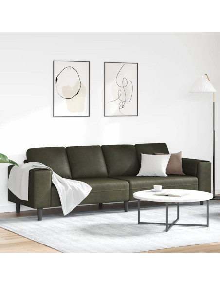 Divano per Soggiorno Verde militare 250 x 77 x 76 cm