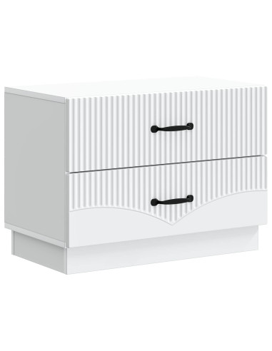 Armadio da Notte con cassetto Bianco 62 x 34,5 x 44,5 cm