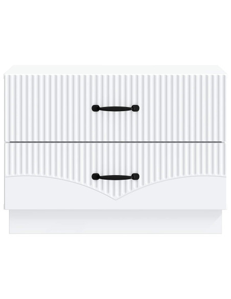 Armadio da Notte con cassetto Bianco 62 x 34,5 x 44,5 cm