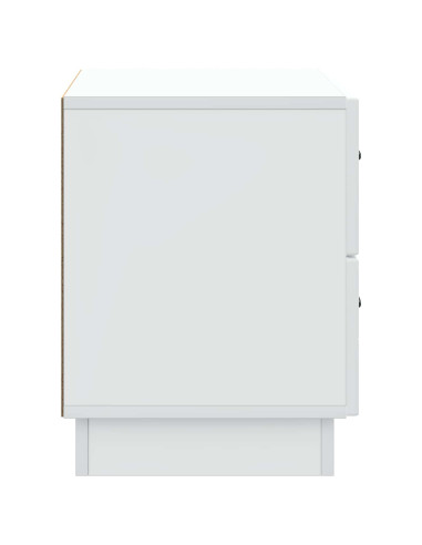 Armadio da Notte con cassetto Bianco 62 x 34,5 x 44,5 cm