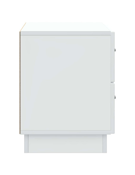 Armadio da Notte con cassetto Bianco 62 x 34,5 x 44,5 cm