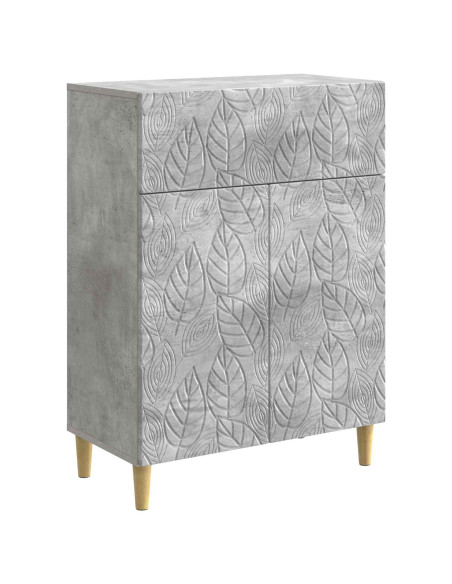 Credenza Grigio Cemento 66 x 34,5 x 90 cm Legno ingegnerizzato