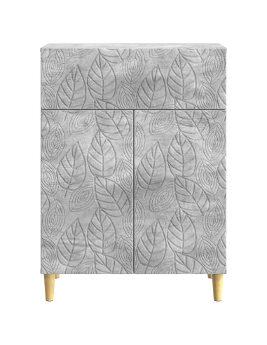 Credenza Grigio Cemento 66 x 34,5 x 90 cm Legno ingegnerizzato