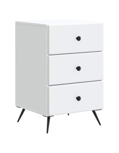 Armadio da Notte Bianco 43 x 41 x 66,5 cm Legno ingegnerizzato