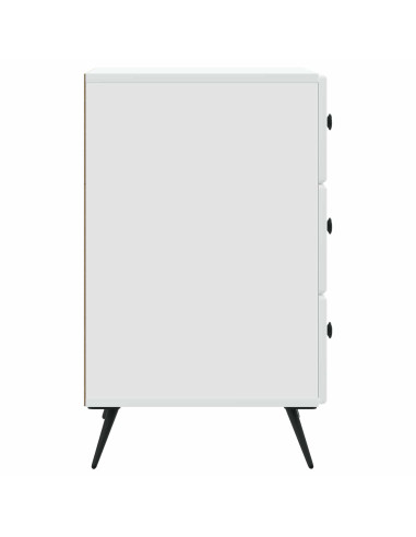 Armadio da Notte Bianco 43 x 41 x 66,5 cm Legno ingegnerizzato
