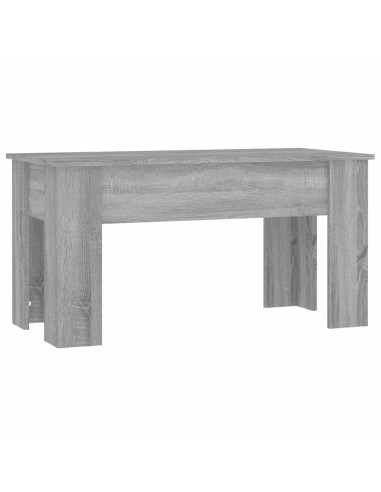 Tavolino da Salotto Grigio Sonoma 101x49x52cm Legno Multistrato