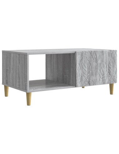 Tavolino da salotto Sonoma grigio 90 x 50 x 40 cm
