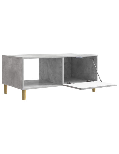 Tavolino da salotto Grigio Cemento 90 x 50 x 40 cm