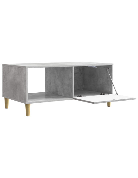Tavolino da salotto Grigio Cemento 90 x 50 x 40 cm