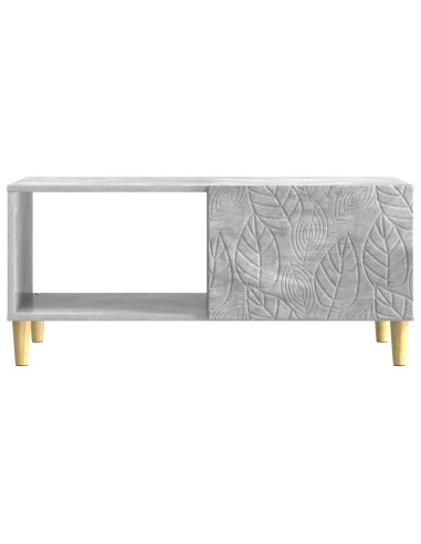 Tavolino da salotto Grigio Cemento 90 x 50 x 40 cm