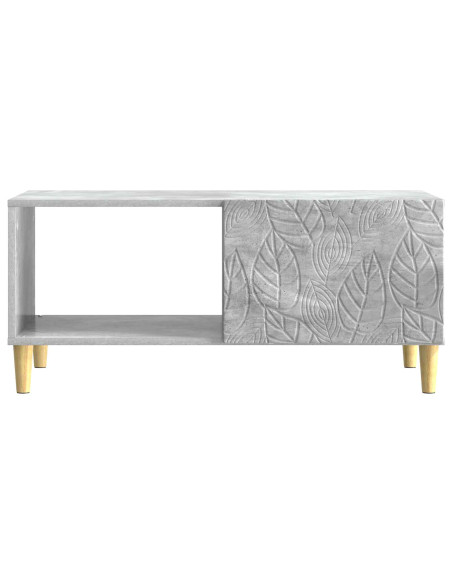 Tavolino da salotto Grigio Cemento 90 x 50 x 40 cm