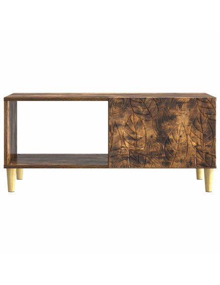 Tavolino da salotto Rovere Fumo 90 x 50 x 40 cm