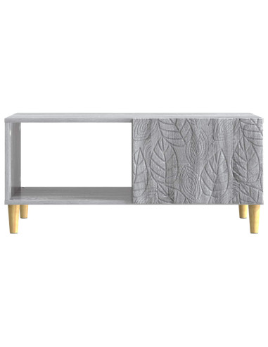 Tavolino da salotto Sonoma grigio 90 x 50 x 40 cm