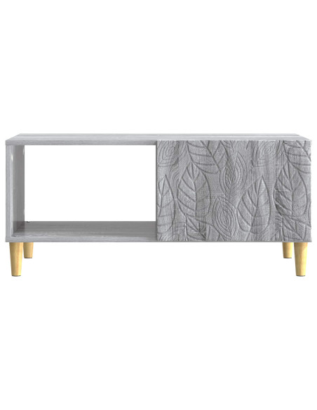 Tavolino da salotto Sonoma grigio 90 x 50 x 40 cm