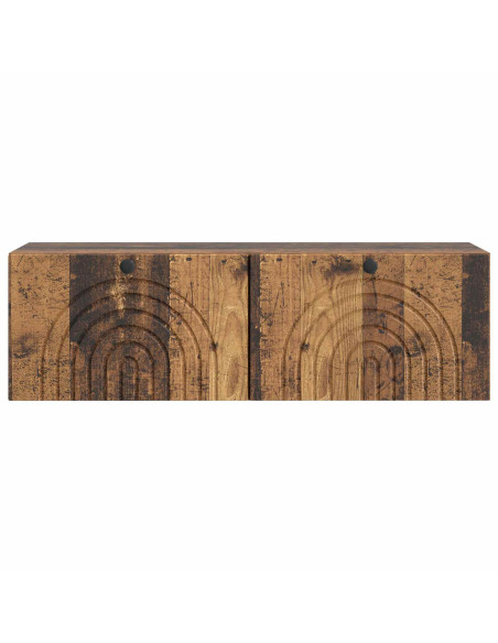Mobile Porta TV da Muro Legno antico 98 x 31 x 30 cm