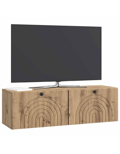 Mobile Porta TV da Muro Rovere Artigianale 98 x 31 x 30 cm