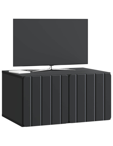 Mobile Porta TV da Muro Nero 59,5 x 41 x 30 cm