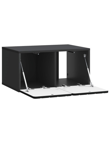 Mobile Porta TV da Muro Nero 59,5 x 41 x 30 cm